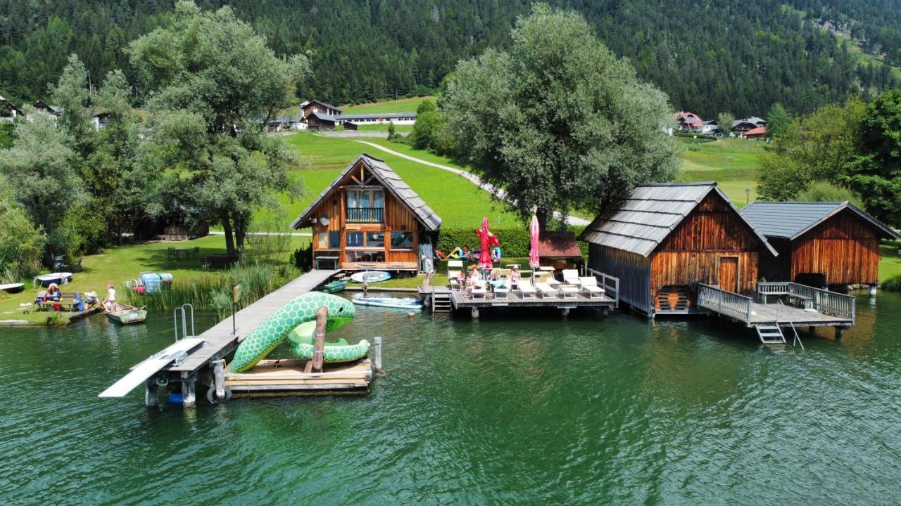 Erdhaeuser Und Apartments Mit Seeblick Und Alleinlage Weissensee Exterior foto